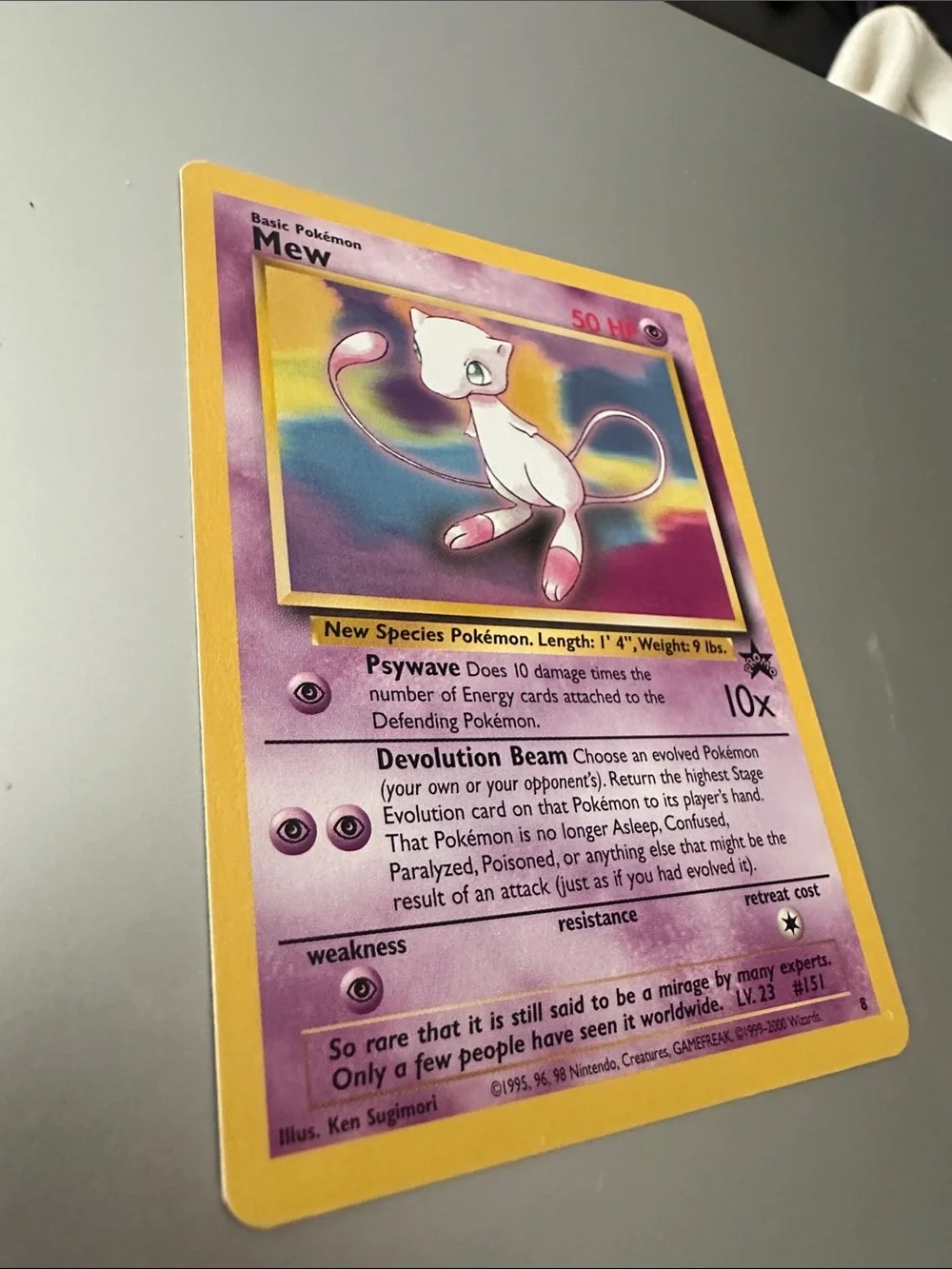Mew #8 Black Star Promo